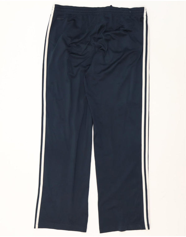 Adidas Mens Clima 365 Tracksuit Trousers Medium  Navy Blue Polyester
