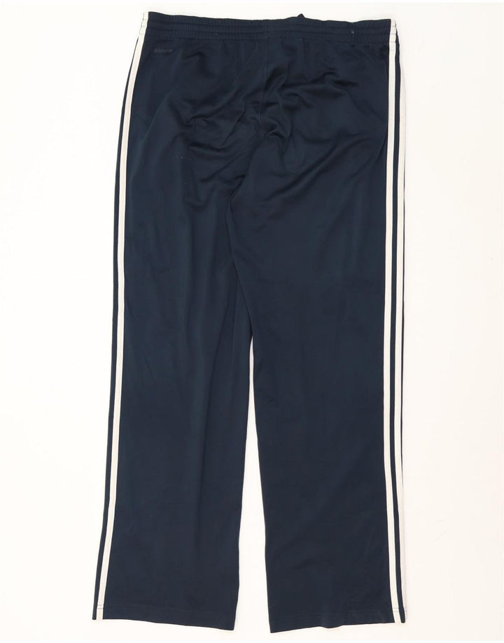 Adidas Mens Clima 365 Tracksuit Trousers Medium  Navy Blue Polyester