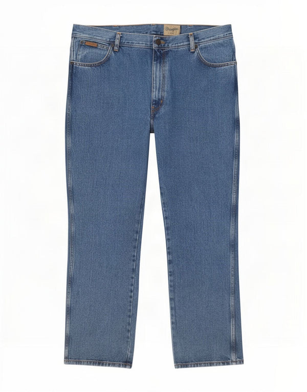 Blugi drepte pentru bărbați Wrangler Texas W42 L32 Bumbac albastru