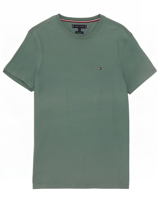 Camiseta Tommy Hilfiger Hombre Top Small Verde Algodón