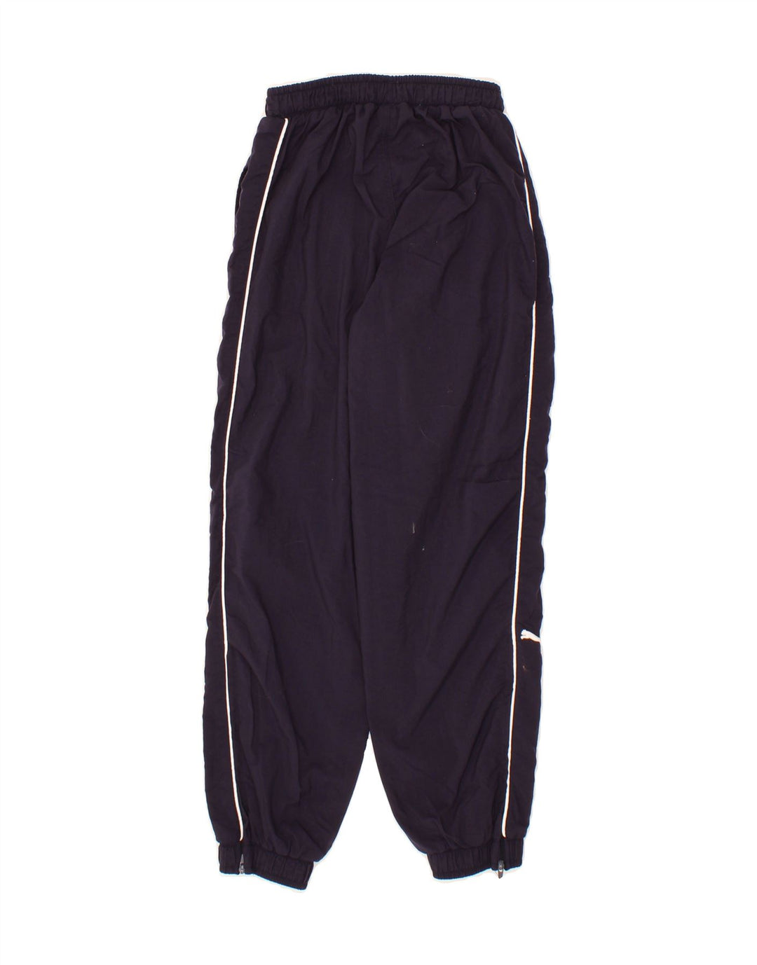 PUMA Boys Tracksuit Trousers Joggers 9-10 Years Medium  Navy Blue Vintage Puma and Second-Hand Puma from Messina Hembry 