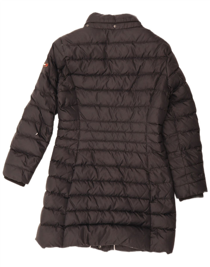 Tommy Hilfiger Womens Padded Coat UK 16 Large Black Polyester