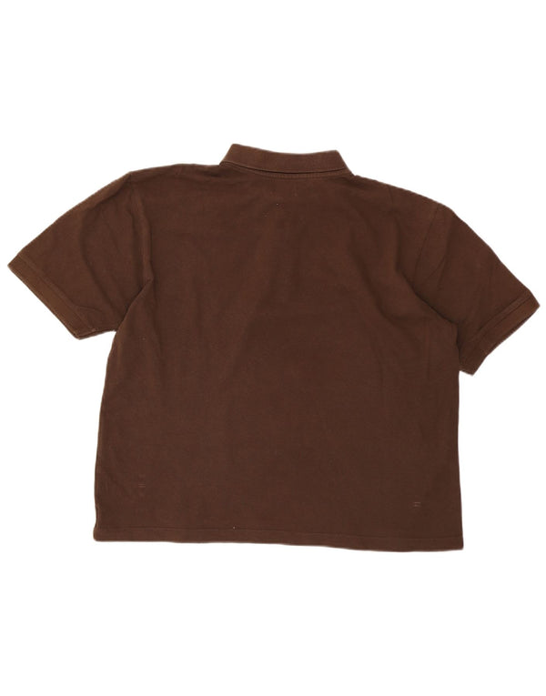 Polo Kappa Uomo XL Marrone Cotone