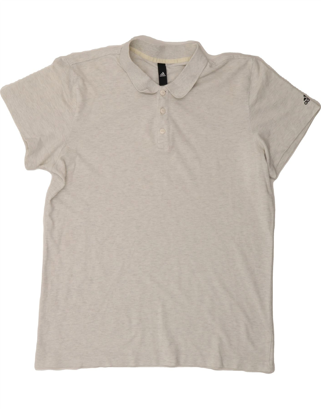 ADIDAS Mens Polo Shirt Large Grey Vintage Adidas and Second-Hand Adidas from Messina Hembry 