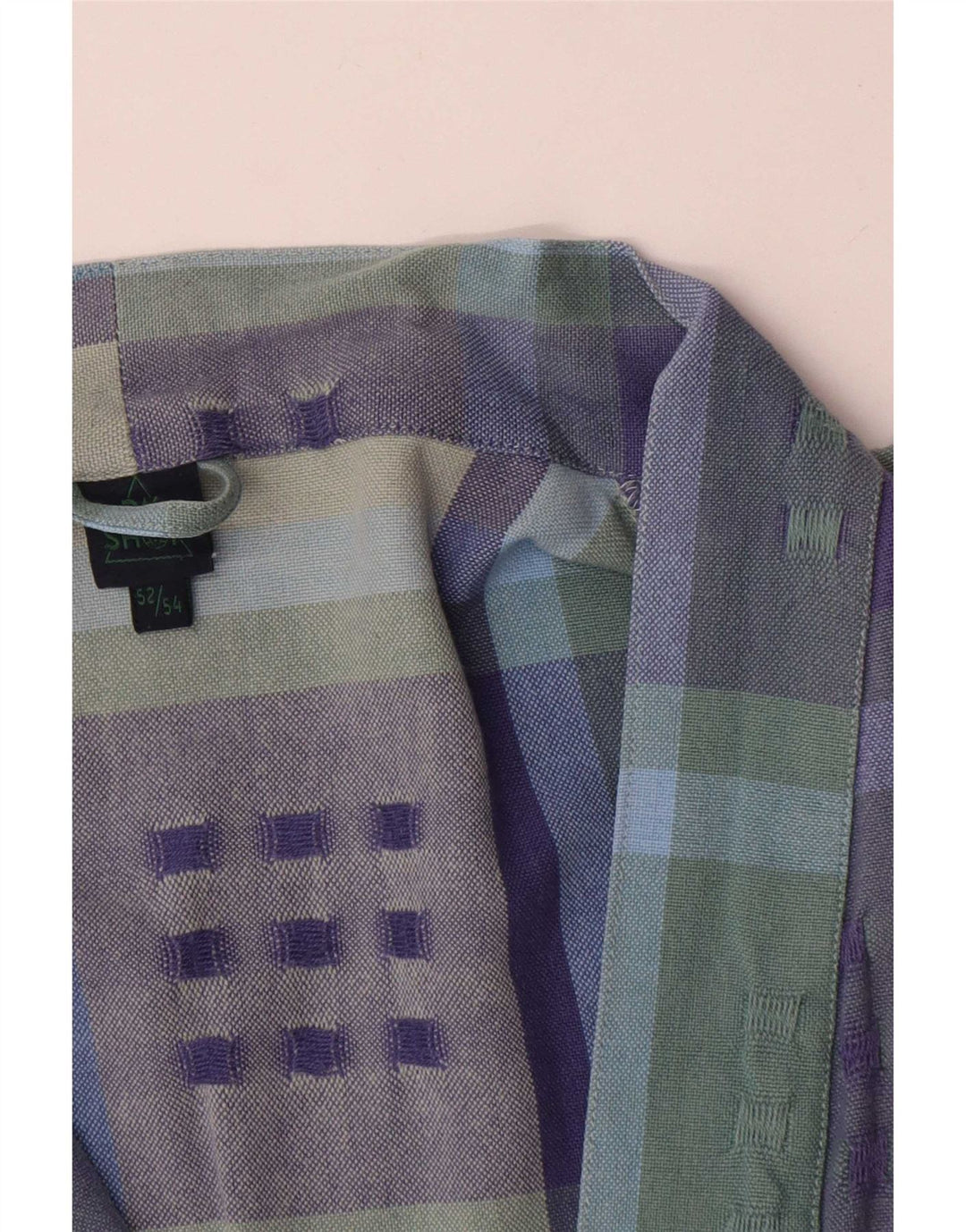 Vintage Womens 3/4 Sleeve Blazer Jacket IT 52/54 2XL Multicoloured Check
