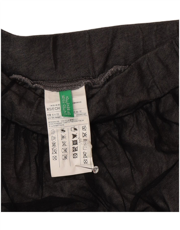 Benetton Maxi-nederdel til kvinder XS W25 Grå polyamid