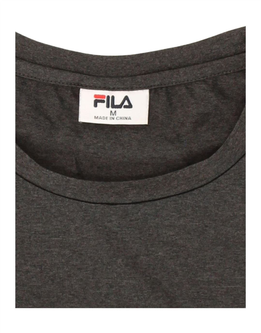 FILA Mens T-Shirt Top Medium Grey Polyester Vintage Fila and Second-Hand Fila from Messina Hembry 