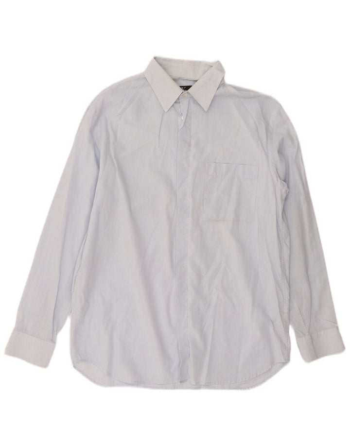 Camicia da uomo Calvin Klein taglia 41 cotone blu medio