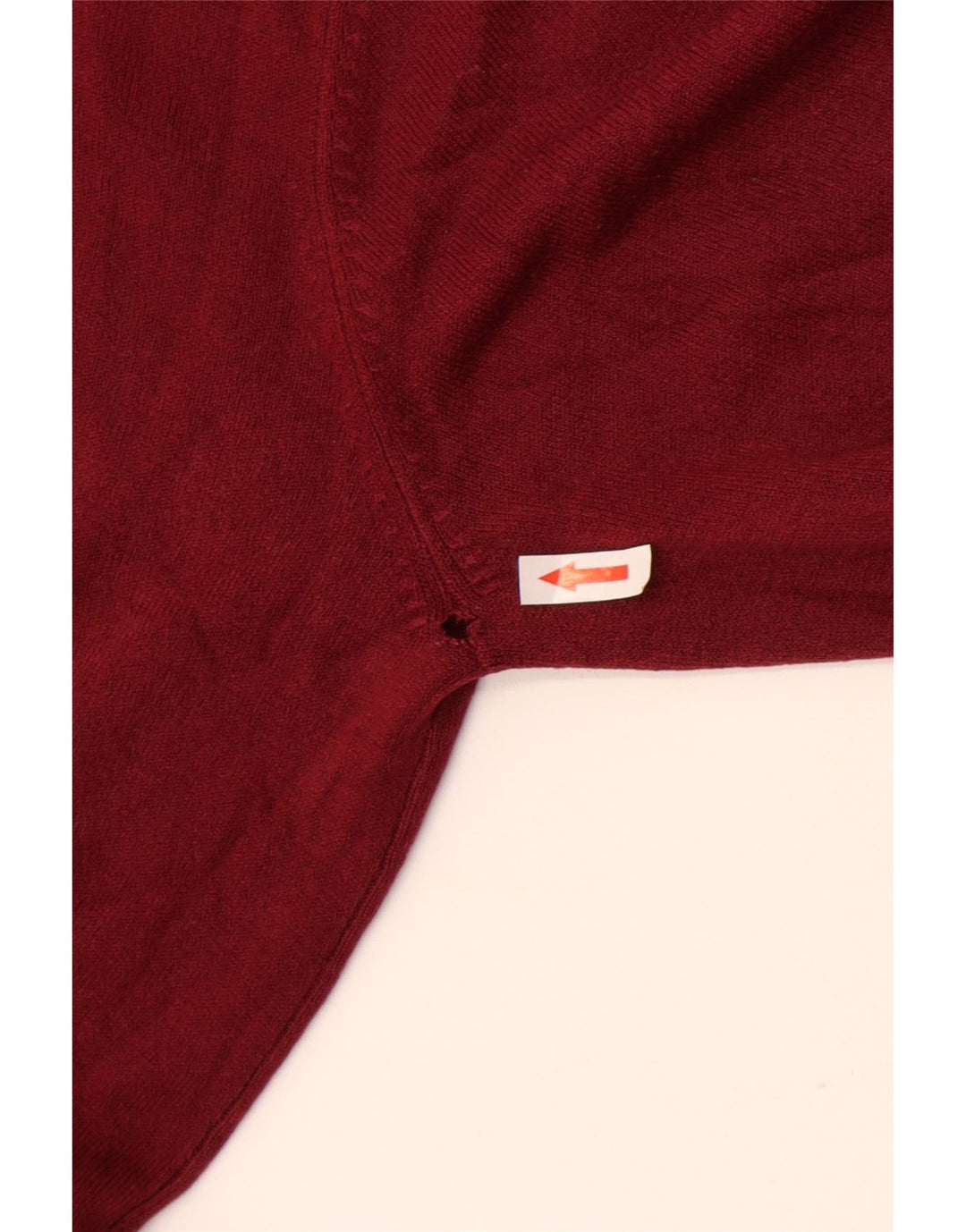 Marks & Spencer Mens V-Neck Jumper Sweater Large Red Acrylic