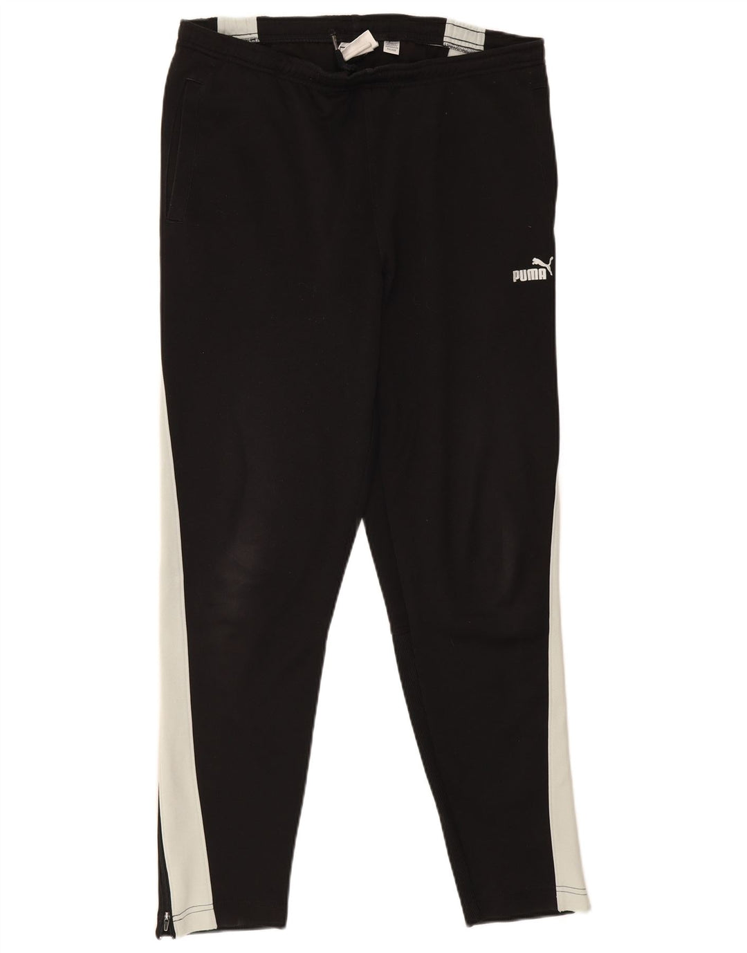 Puma Mens Tracksuit Trousers Medium  Black Colourblock