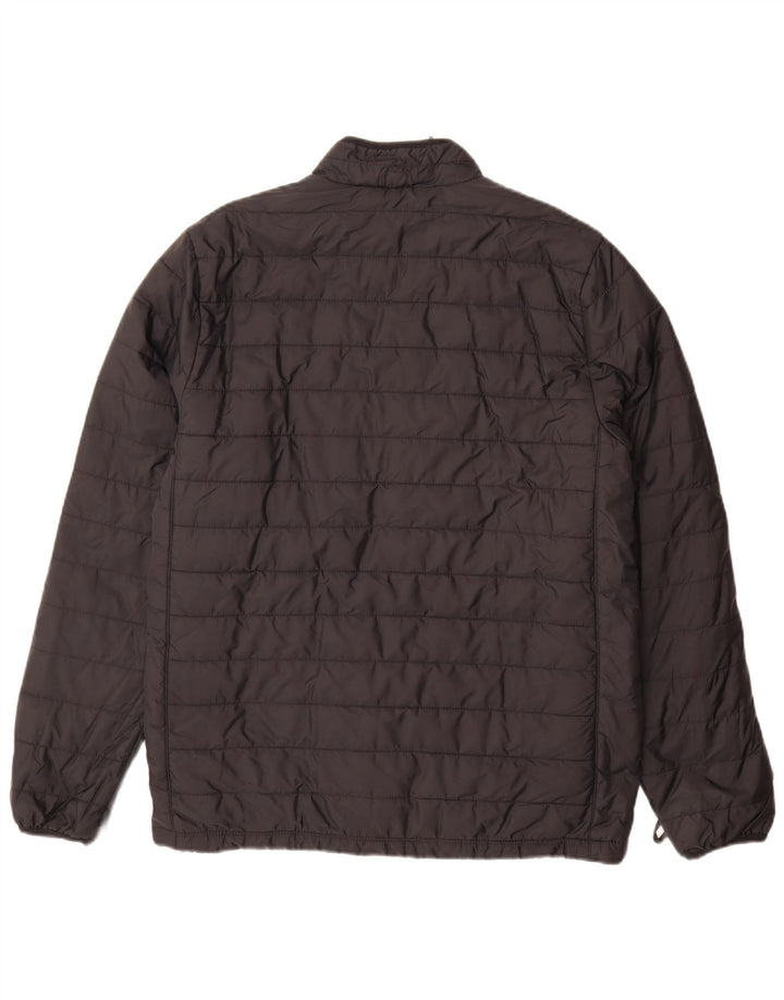 MARKS & SPENCER Mens Padded Jacket UK 38 Medium Black Polyamide