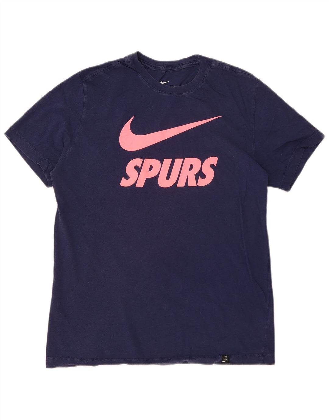 Nike Mens Graphic T-Shirt Top Medium Navy Blue Cotton