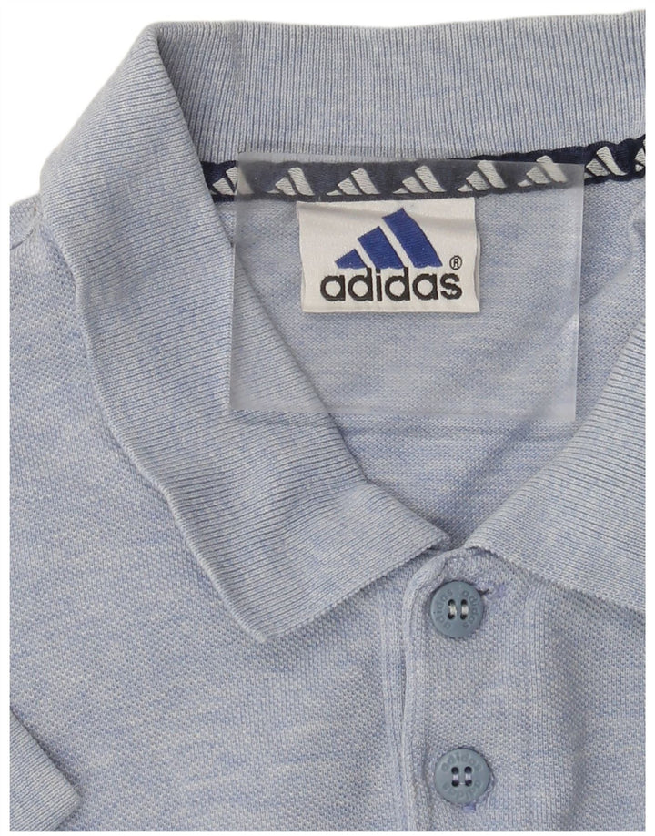 Adidas Mens Polo Shirt Medium Blue