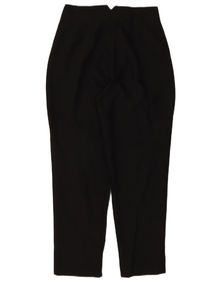Zara Womens Tapered Casual Trousers Medium W28 L26 Black Polyester