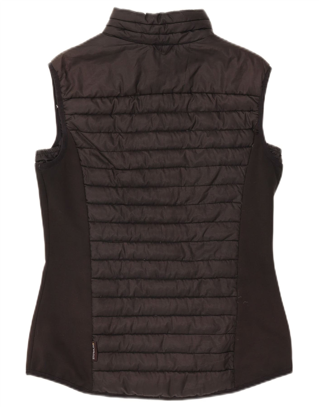 Jack Wolfskin Womens Padded Gilet UK 12 Medium Black Polyester