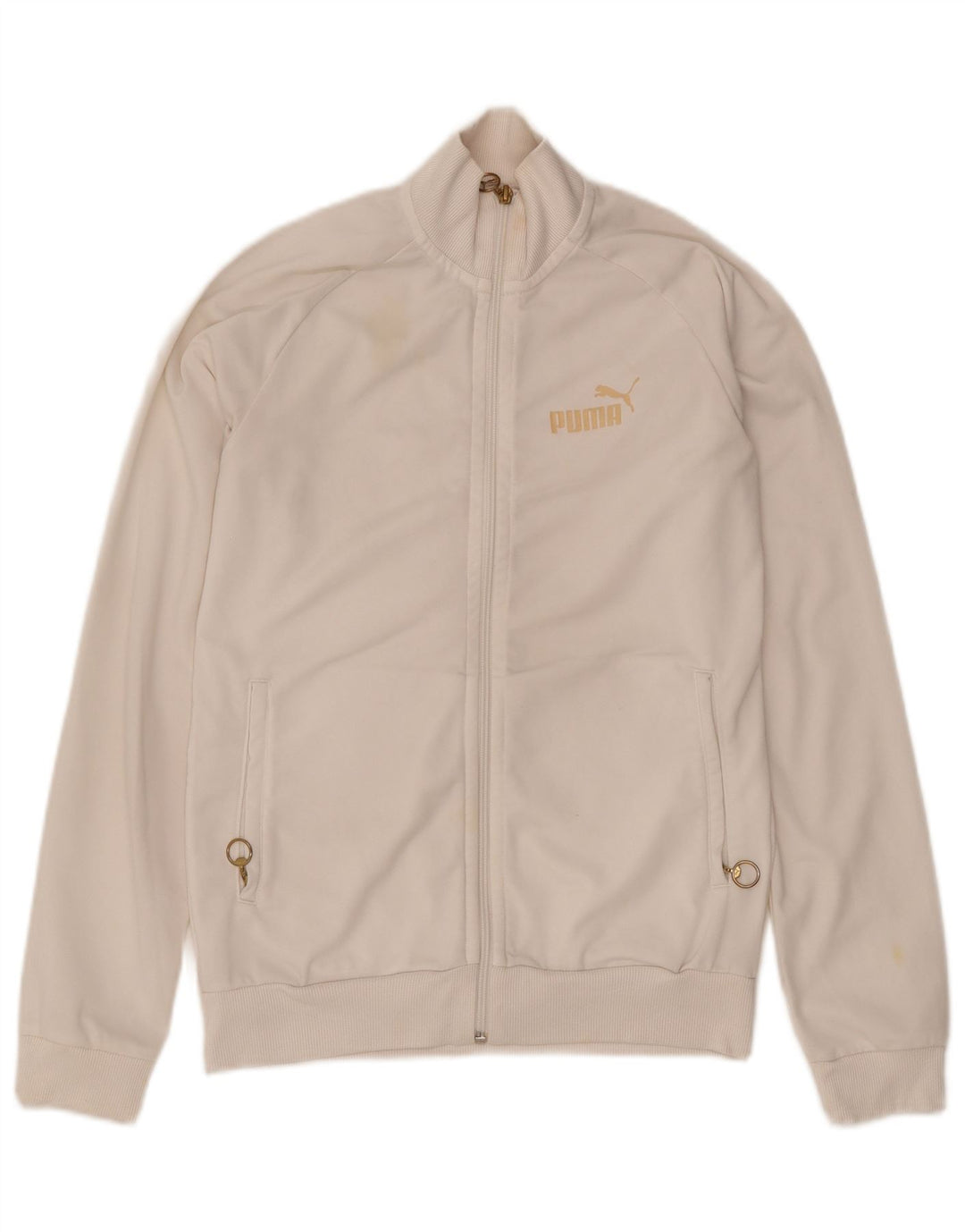 Puma Girls Tracksuit Top Jacket 13-14 Years White
