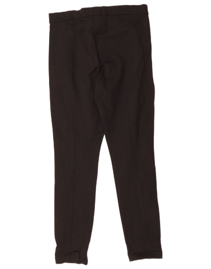 J. Crew Womens Pixie Slim Casual Trousers US 10 Large W30 L30 Black Viscose