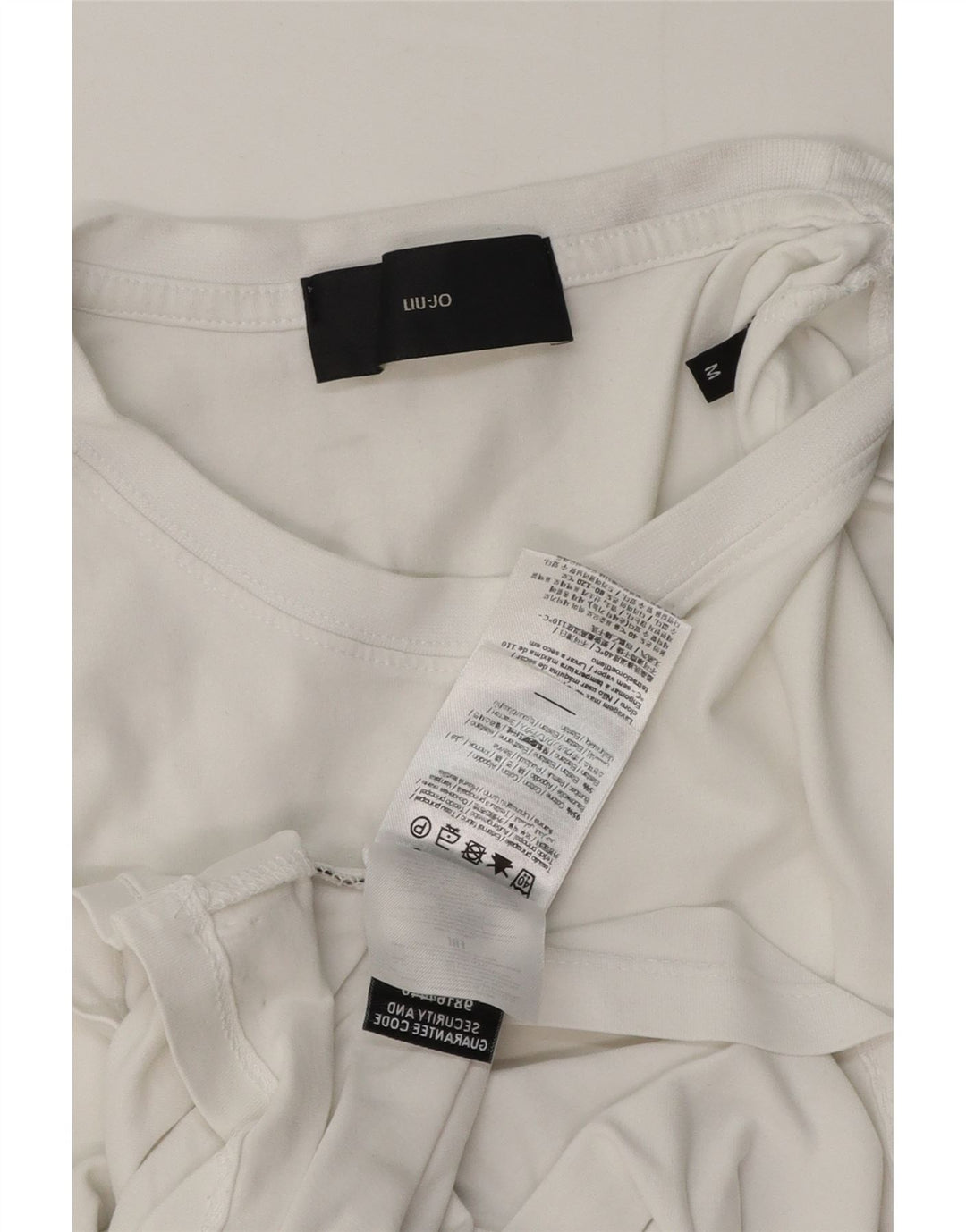 Liu Jo T-Shirt Top Coton Blanc Moyen Homme