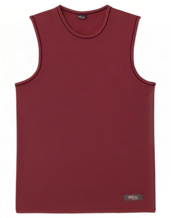 Fila Damevest Top UK 8 Small Burgundy