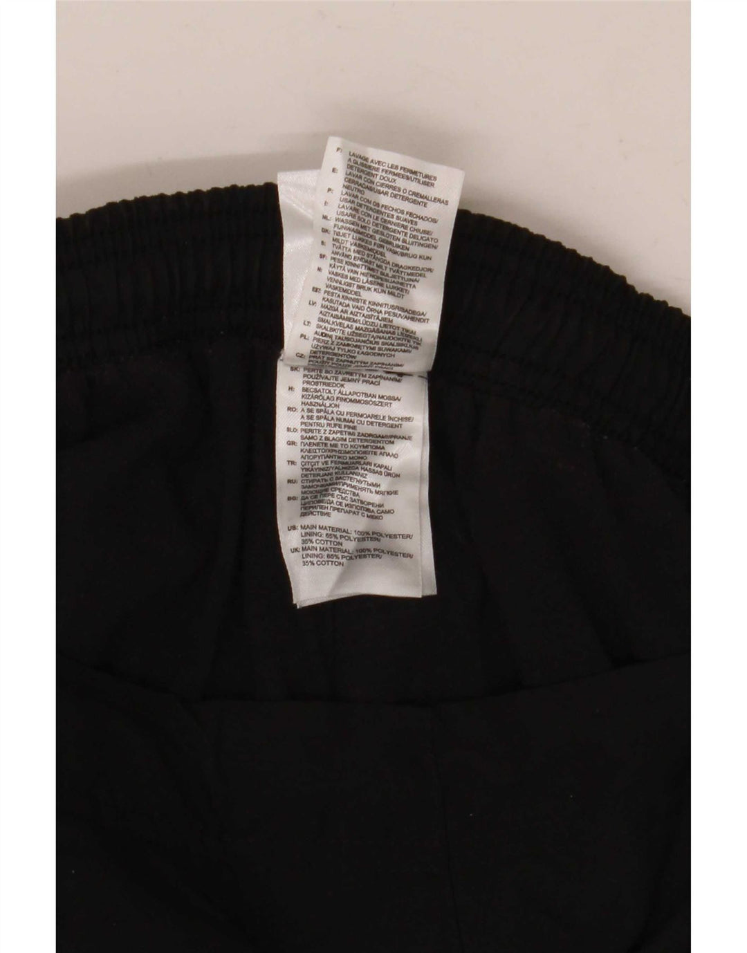 Adidas Dame træningsdragt Bukser UK 16 Large Black Polyester