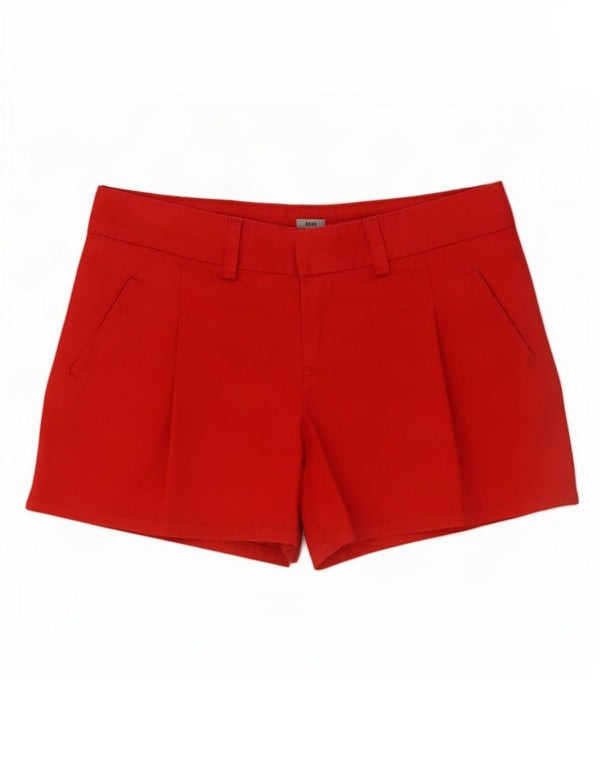 Ralph Lauren Meninas Chino Shorts 15-16 Anos W29 Algodão Vermelho