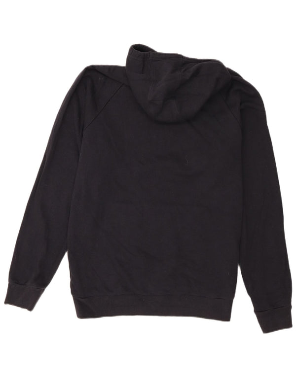 Under Armour Mens Graphic Hoodie Jumper Medium Black Cotton