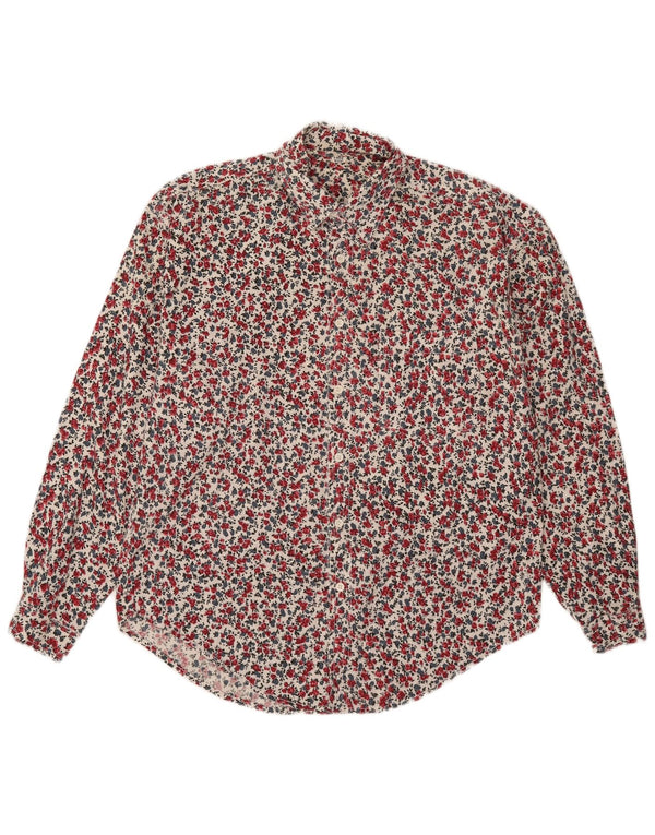 Vintage Mens Shirt One Size Multicoloured Floral