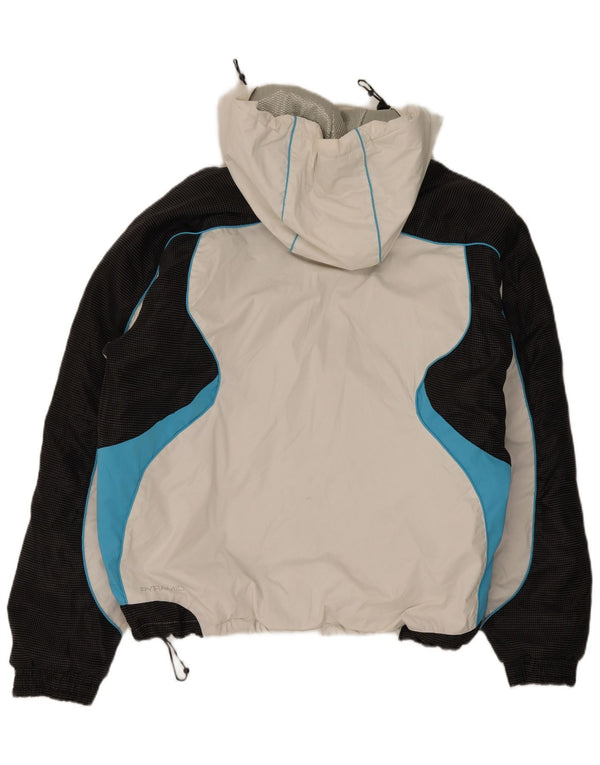 Pyramid Herren-Skijacke mit Kapuze, UK 44, 2XL, Weiß, Farbblock