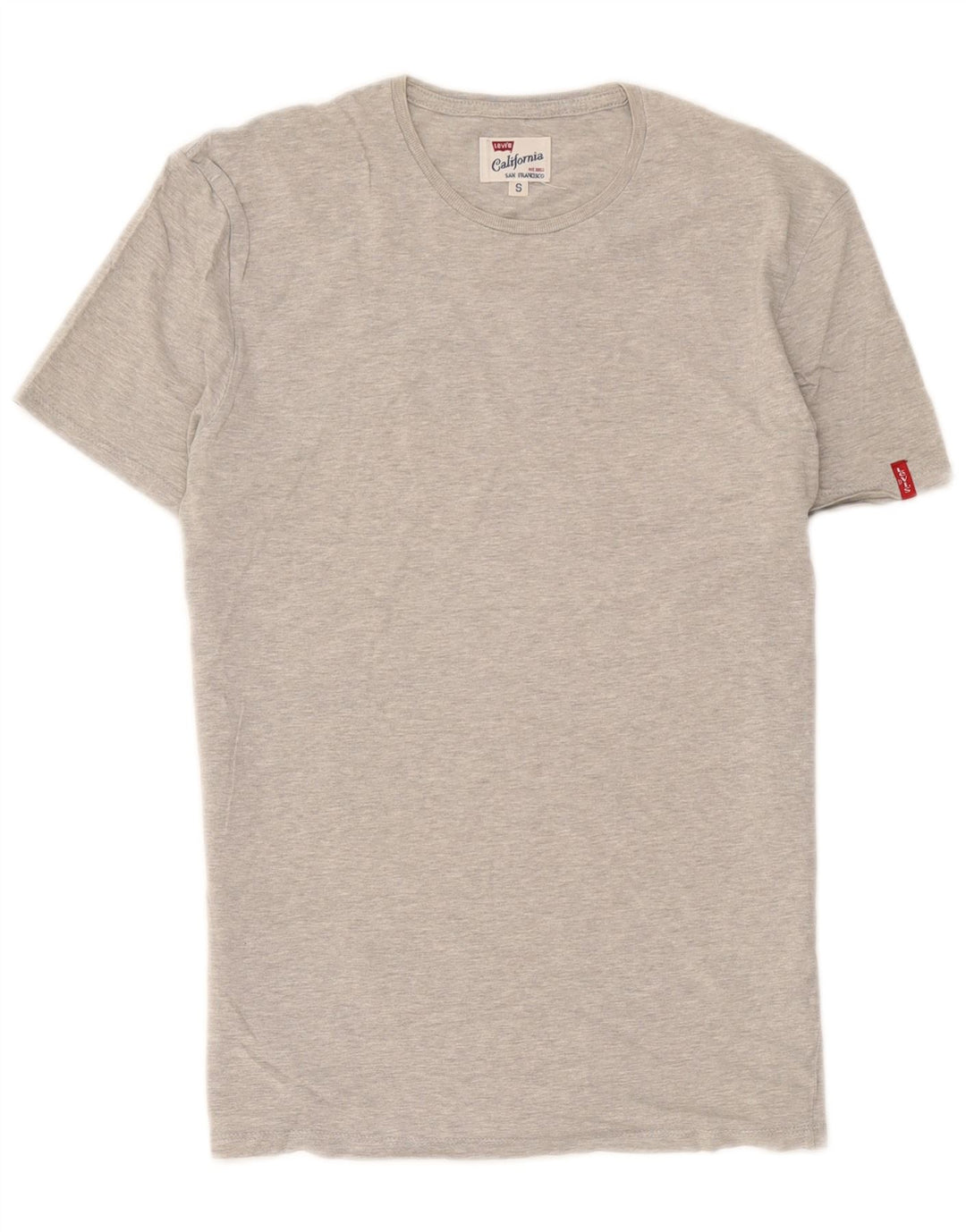 Levi's Mens T-Shirt Top Small Grey Flecked Cotton