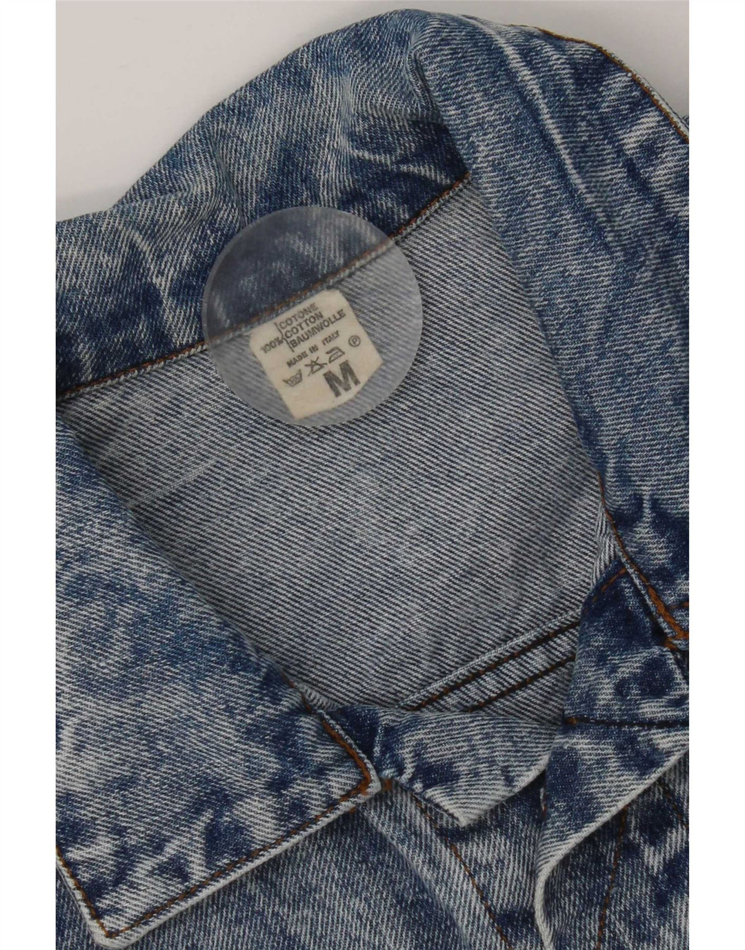 Wild Men Denim Jacket UK 38 Medium Blue Cotton