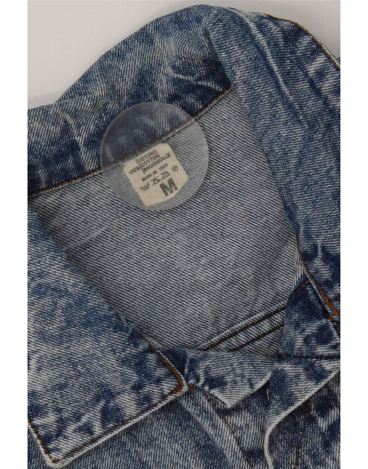 Wild Men Denim Jacket UK 38 Medium Blue Cotton