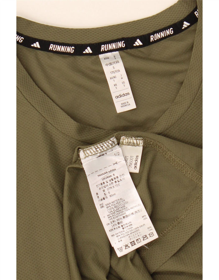 Adidas T-Shirt Homme Haut Petit Kaki Polyester