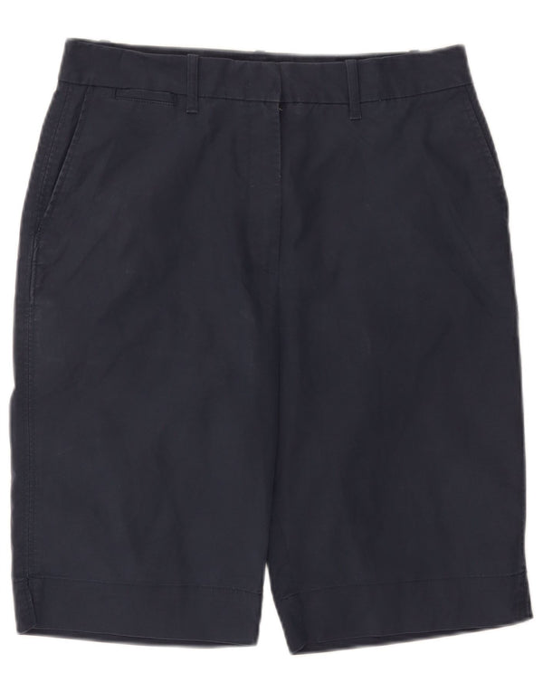 Marks & Spencer Chino Shorts til kvinder UK 12 Medium W32 Marineblå Bomuld
