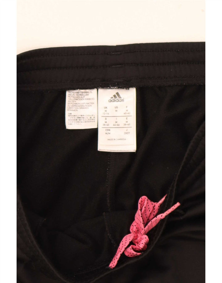 Adidas Graphic Full Tracksuit UK 12/14 Medium Black Polyester