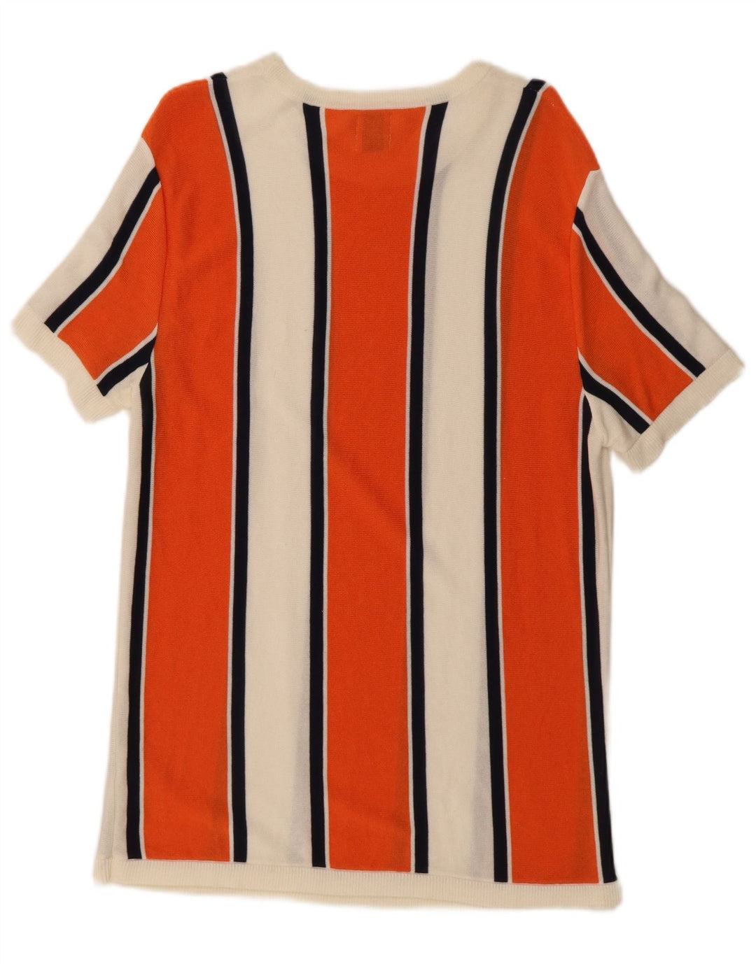 Zara Womens Basic Dress UK 18 XL White Striped Viscose