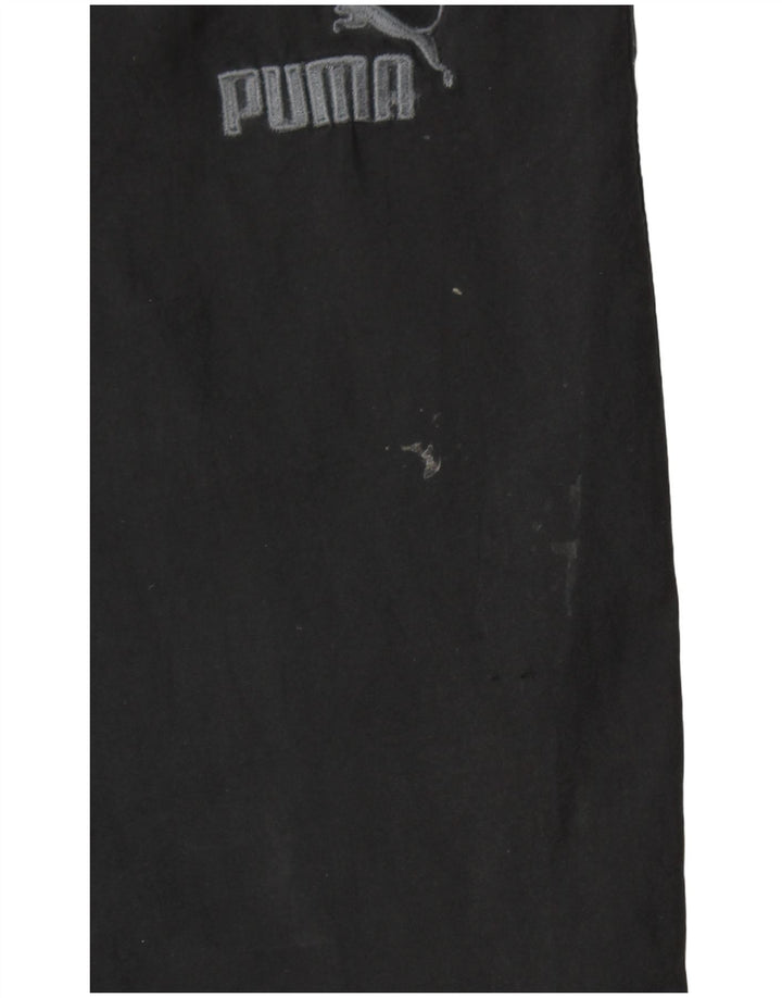 PUMA Mens Graphic Capri Tracksuit Trousers Large  Black