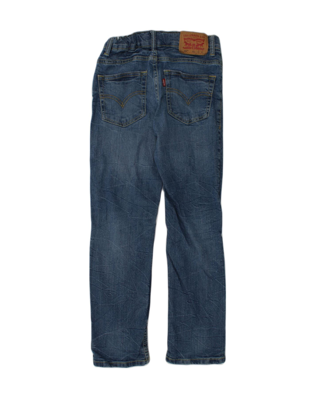 LEVI'S Girls 502 Regular Tapered Jeans 7-8 Years W24 L22 Blue Cotton | Vintage Levi's | Thrift | Second-Hand Levi's | Used Clothing | Messina Hembry 