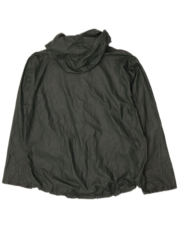 Męska kurtka przeciwdeszczowa z kapturem Helly Hansen UK 42 XL Zielony poliuretan