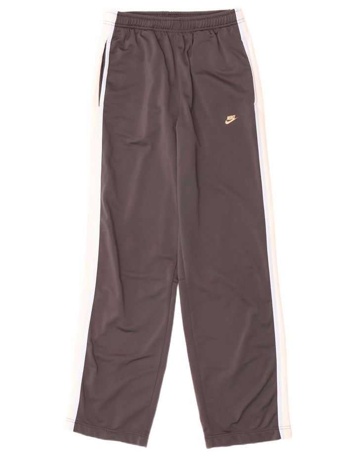 Nike Mens Tracksuit Trousers UK 35/37 Small  Grey Colourblock Polyester