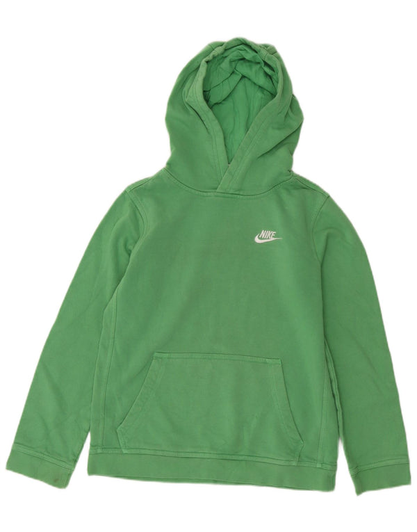 Nike Boys Hoodie Jumper 12-13 år Stor grøn bomuld
