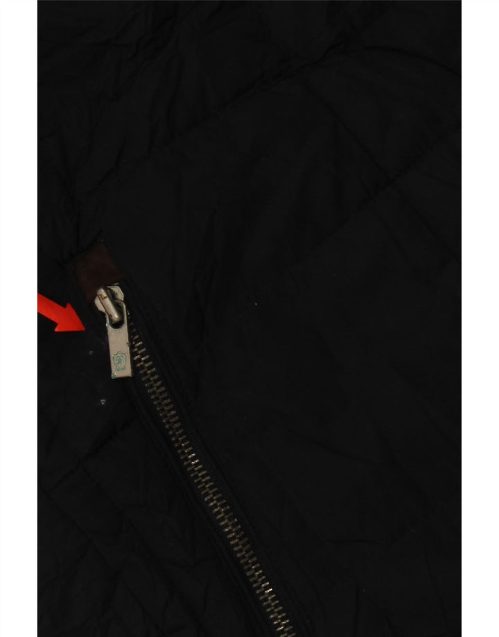 Massimo Dutti Herre Polstret Gilet UK 44 2XL Navy Blue Polyester