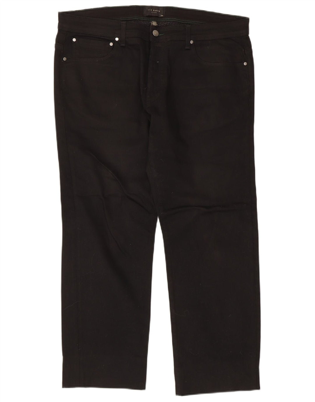 Ted Baker Mens Straight Jeans W36 L26 Black Cotton