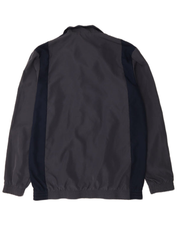 Giacca da tuta da uomo Adidas UK 42/44 Large Blu Navy Poliestere