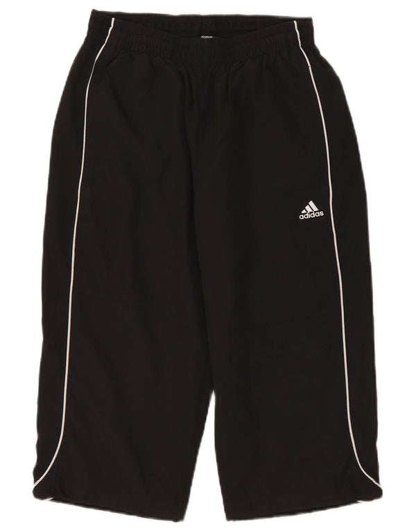 Pantaloncini sportivi Adidas Climalite Bermuda da ragazzo 15-16 anni in poliestere nero