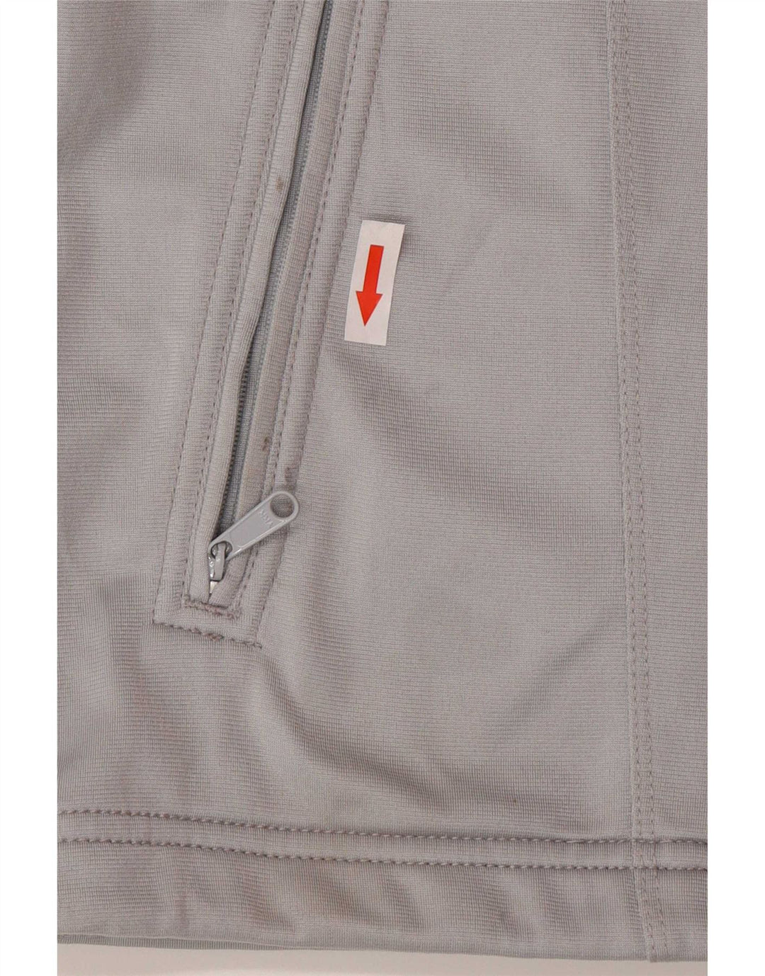 Lotto Womens Oversized Tracksuit Top Jacket UK 16 Large Grey Colourblock