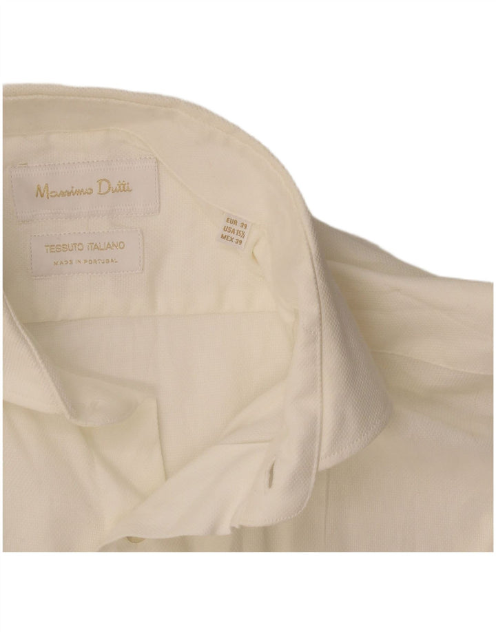 Massimo Dutti Herreskjorte str. 39 Medium White