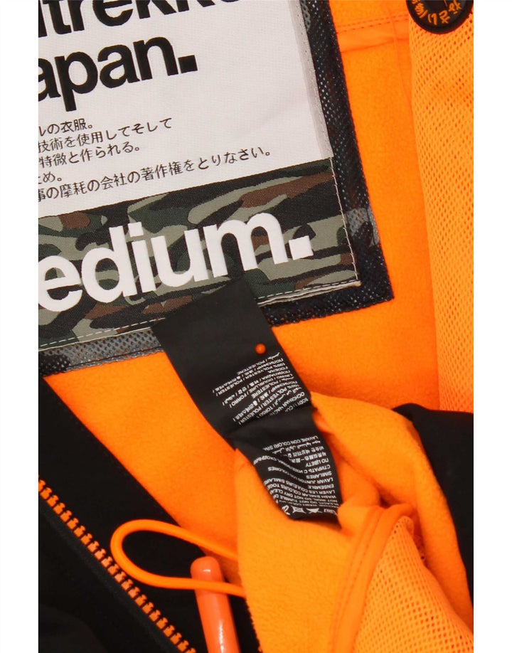 Superdry Mens The Windtrekker Graphic Windbreaker Jacket UK 38 Medium Black