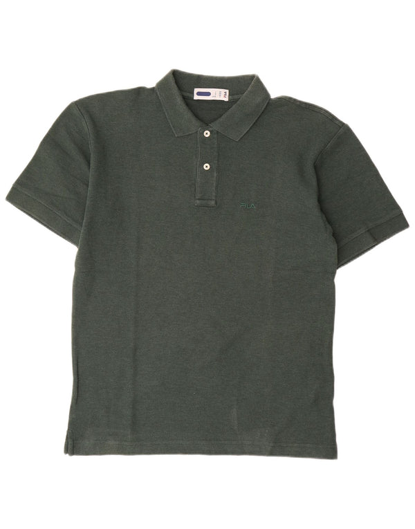 Fila Polo Homme Petit Vert Coton