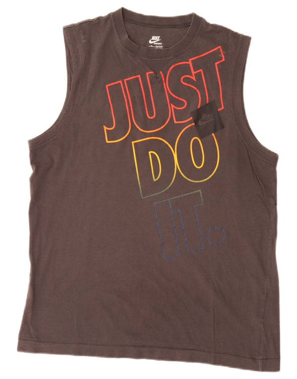 Nike Boys Graphic Vest Top 13-14 Years XL Grey