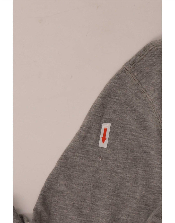Wrangler Mens Sweatshirt Jumper Medium Grey Flecked Cotton